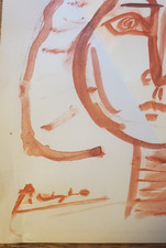 Pablo Picasso very nice drawing hand signed  No print.