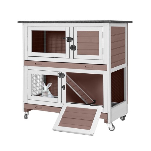 Rabbit hutch indoor outdoor - rabbit,