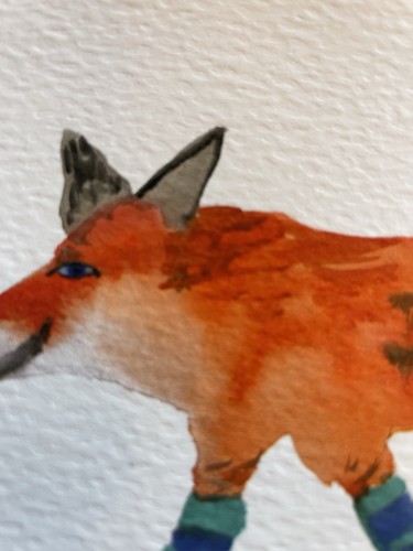 Signed rosie webb watercolour - rosie,