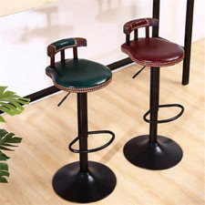 Industrial Bar Table & Stools Breakfast Kitchen Bistro Cafe Vintage High Chairs