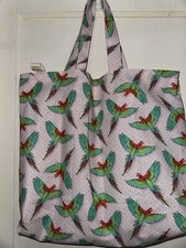 Tula Pink Handmade Tote Bag - Macaw Ya Later - Reversible Washable / Laptop Bag