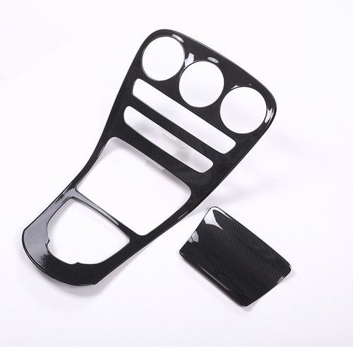 Carbon effect center console - center,