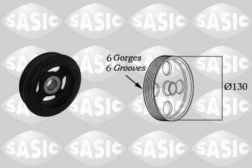 Sasic 2156049 pulley - sasic,