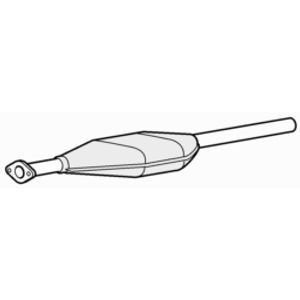 Exhaust catalytic converter - catalytic,