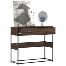 WALPLUS Console Table Brown