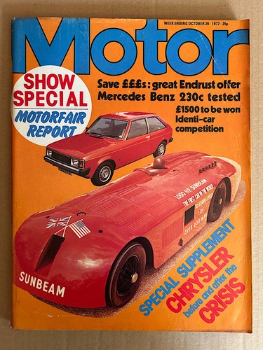 Chrysler sunbeam motor - sunbeam,
