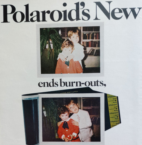 Vintage page polaroid s - vintage, ad