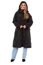 STORE Womens Long line THERMAL Fleece LINED Jackets Parka Coat Waterproof Hooded