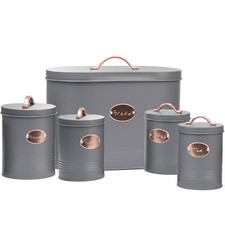 5Pcs Kitchen Bread Bin Storage