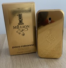 Paco rabanne designer empty aftershave bottle & box  50ml / 1.7 FL OZ 