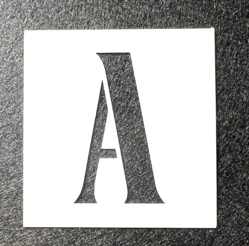 Individual letter stencils - individual,