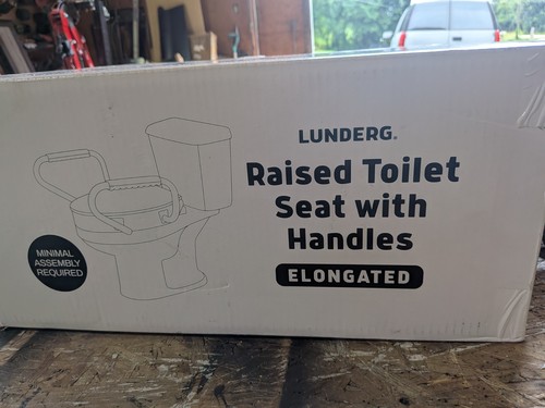 Lunderg raised toilet seat - lunderg,