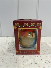 Kirkland Large Glass Ball Ornament bauble christmas decoration red green gold