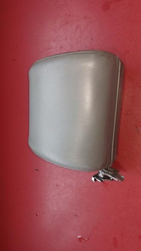 Headrest right leather gray