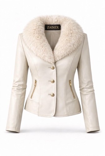 Elegant cream faux leather - elegant,