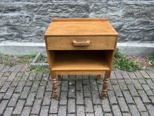 Vintage oak pot - oak,