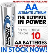 10 x AA LITHIUM + FREE GIFT