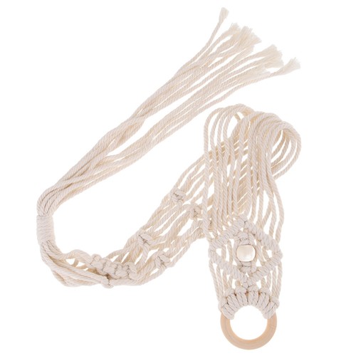 Macrame wall mount hanger - macrame,