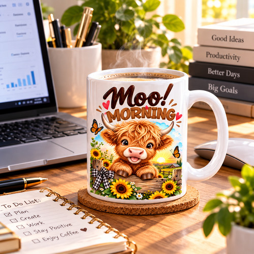 Moo morning highland - moo, 11oz