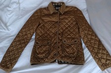 Topshop Size 8 Tan Quilted