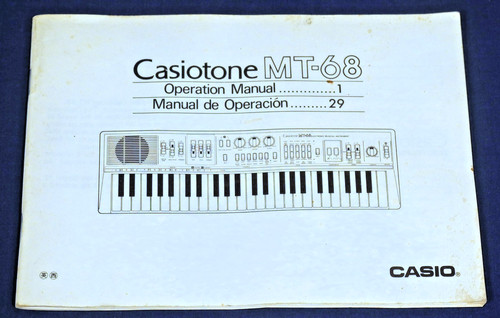 Vintage operation instruction - operation,