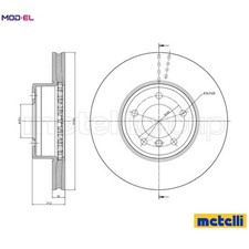 2x BRAKE DISC 23-0805C FOR BMW