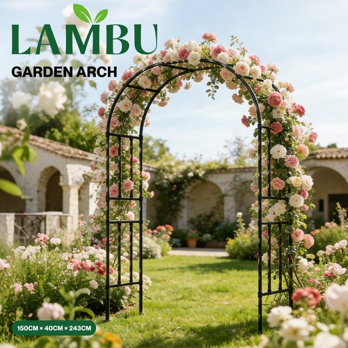 Lambu metal garden - 2.4m, arch