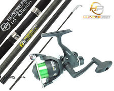 BEGINNERS STARTER FISHING ROD  REEL SET KIT 10' CARBON ROD  HP40R REAR DRAG REEL