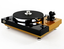Restored Thorens TD 320 Bicolor Black Gold Metallic Also With SME Possible
