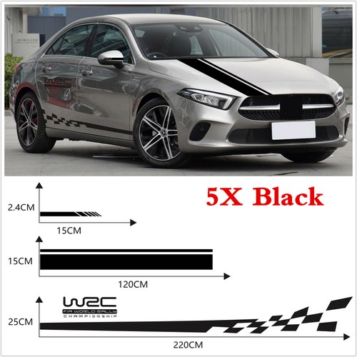 5pcs car racing - racing, stripe
