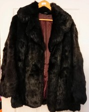 Vintage black persian lamb - black,