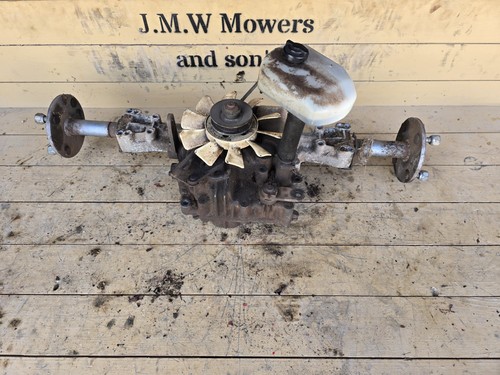 Transmission ride mower - on,