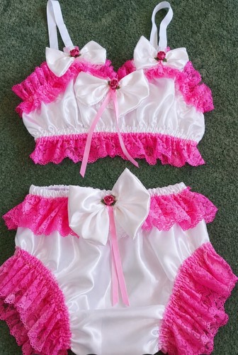 Adult baby sissy white pink - cd,