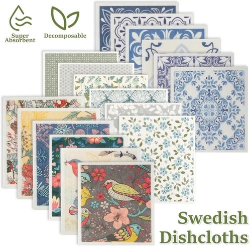 6pcs swedish dishcloths - swedish, for