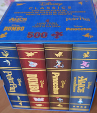 DISNEY CLASSICS STORYBOOK PUZZLE SET 4 2-SIDED 500 PIECE JIGSAW PUZZLES