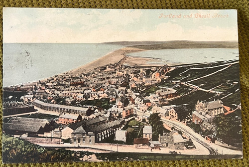 Antique postcard portland - antique,