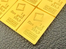 1 Gram 999 Gold Bar (24ct) - Valcambi Suisse
