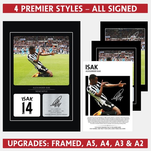 Alexander isak signed photo - alexander,
