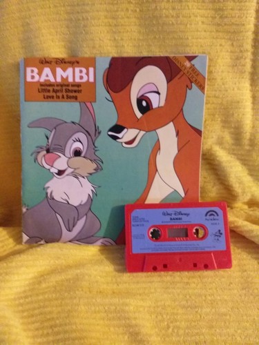 Disney book and - disney, cassette