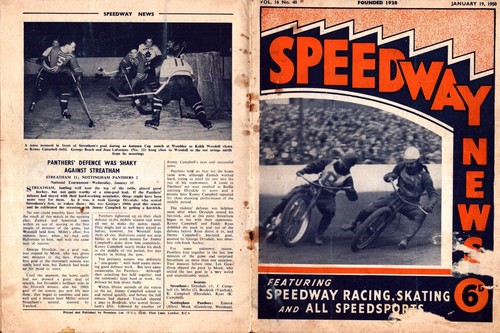 Speedway news 1950 - news,