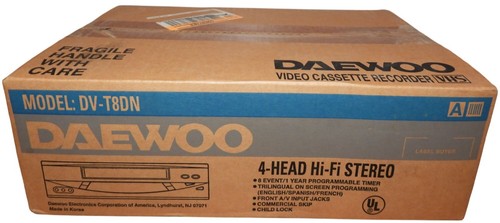 New daewoo t8dn - dv-t8dn, vhs