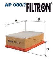 AIR FILTER AP 080/7 FILTRON I