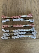 6 DMC Perle Cotton No 3  & 5