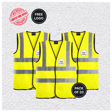 25  X Custom Print Hi Vis