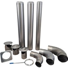 4" 5" 6" STEEL FLUE PIPE ELBOW RAIN TOP COVER WOOD LOG BURNER STOVE 100 125 150