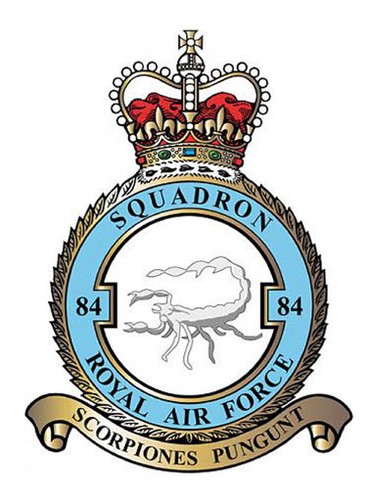 Raf squadron badge - on, metal