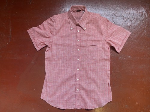 1970s big collar button down - big,