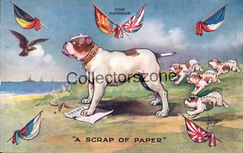 Ww1 patriotic postcard - ww1, british