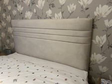 Beige Headboard for Double Bed