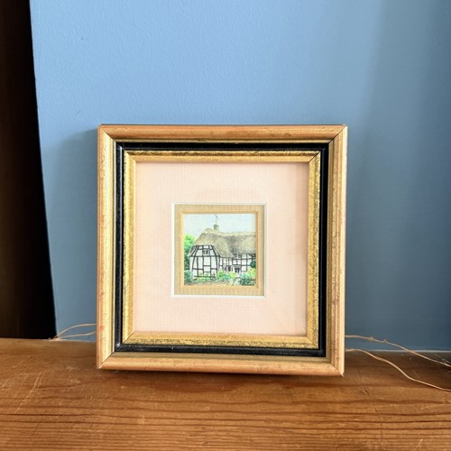 Original miniature watercolour - original,